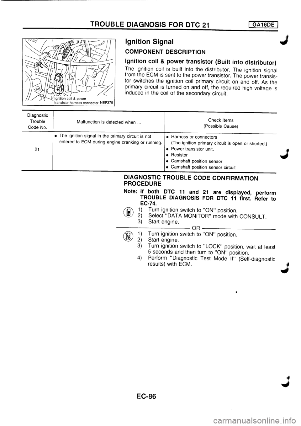 NISSAN PRIMERA 1998  Service Repair Manual 