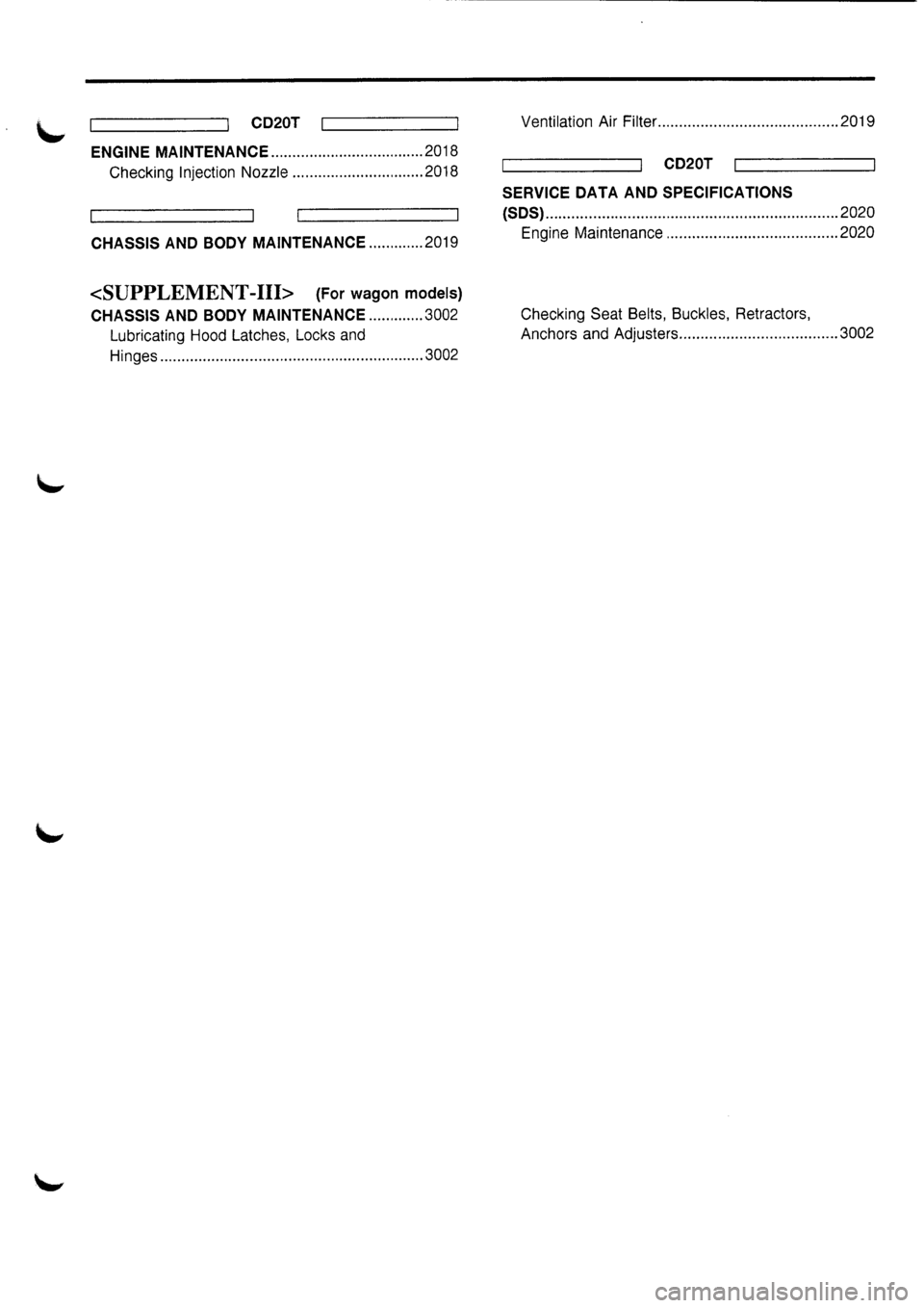 NISSAN PRIMERA 1998  Service Repair Manual 