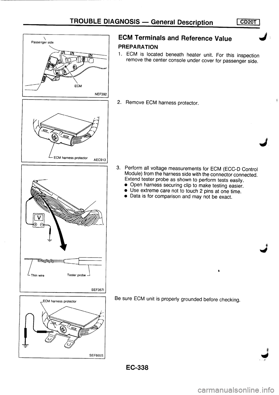 NISSAN PRIMERA 1998  Service Repair Manual 