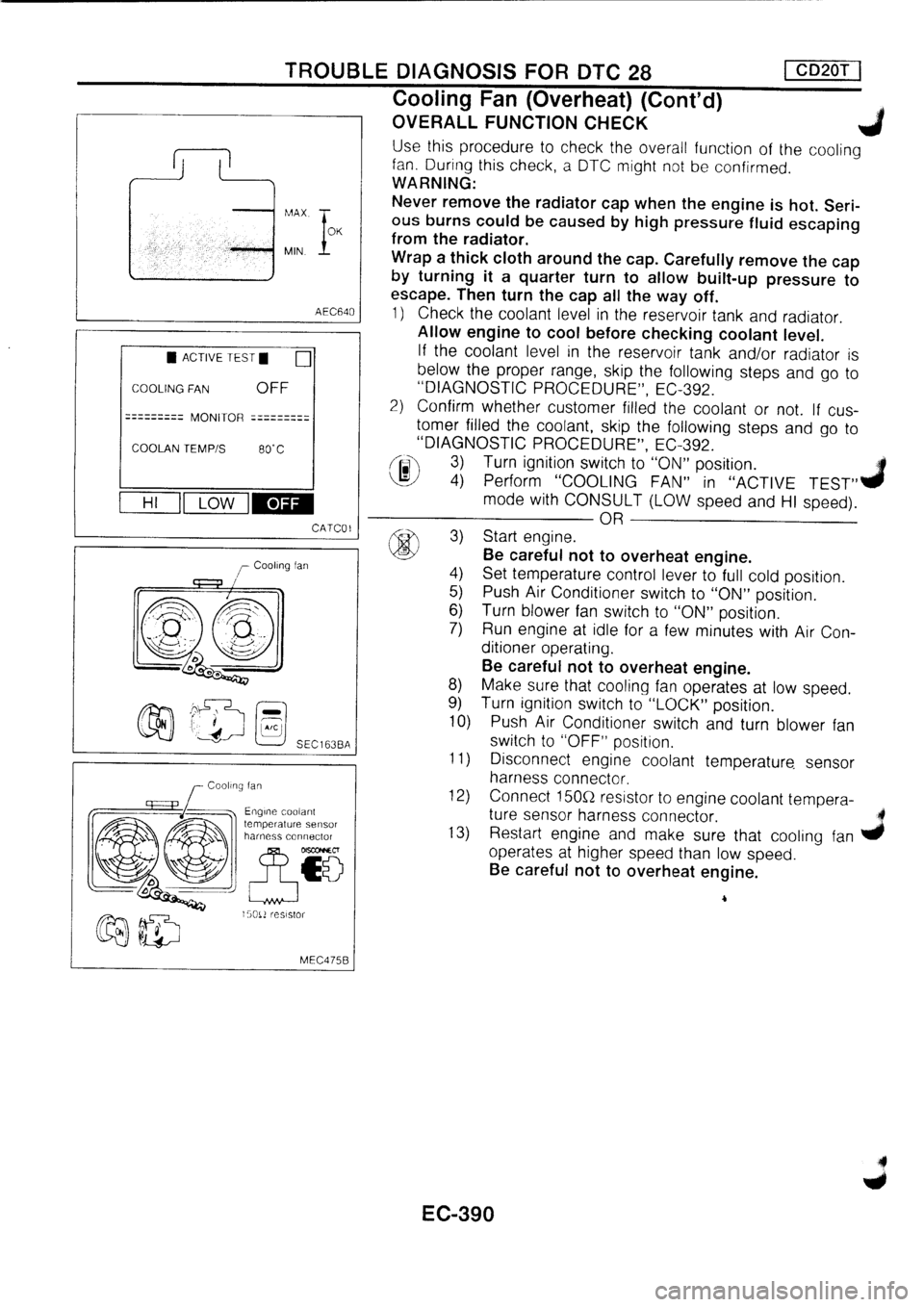 NISSAN PRIMERA 1998  Service Repair Manual 