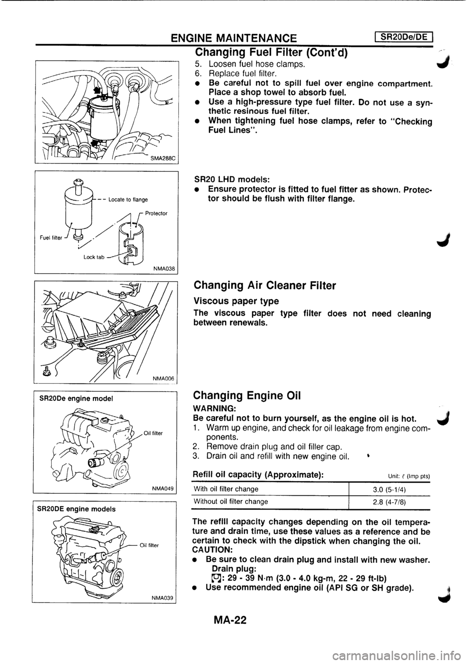 NISSAN PRIMERA 1998  Service Repair Manual 