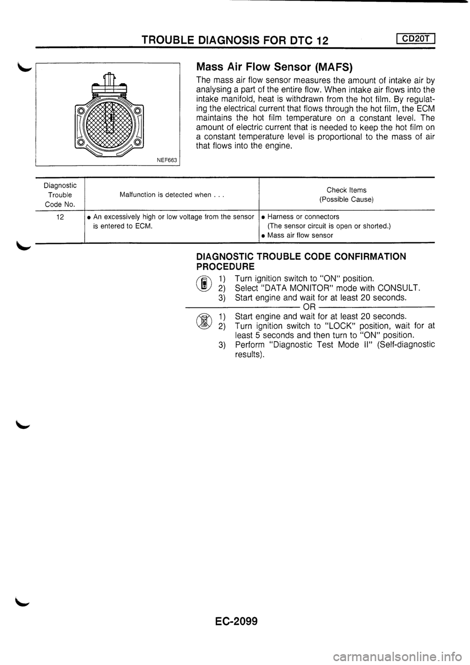 NISSAN PRIMERA 1998  Service Repair Manual 