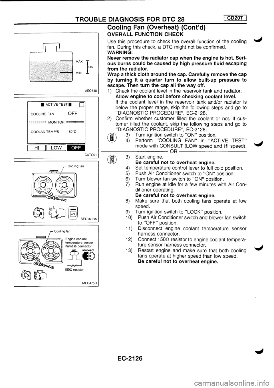 NISSAN PRIMERA 1998  Service Repair Manual 