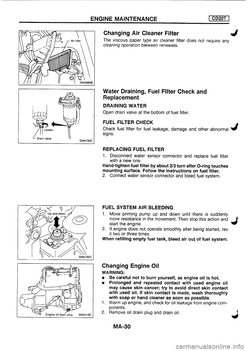 NISSAN PRIMERA 1998  Service Repair Manual 