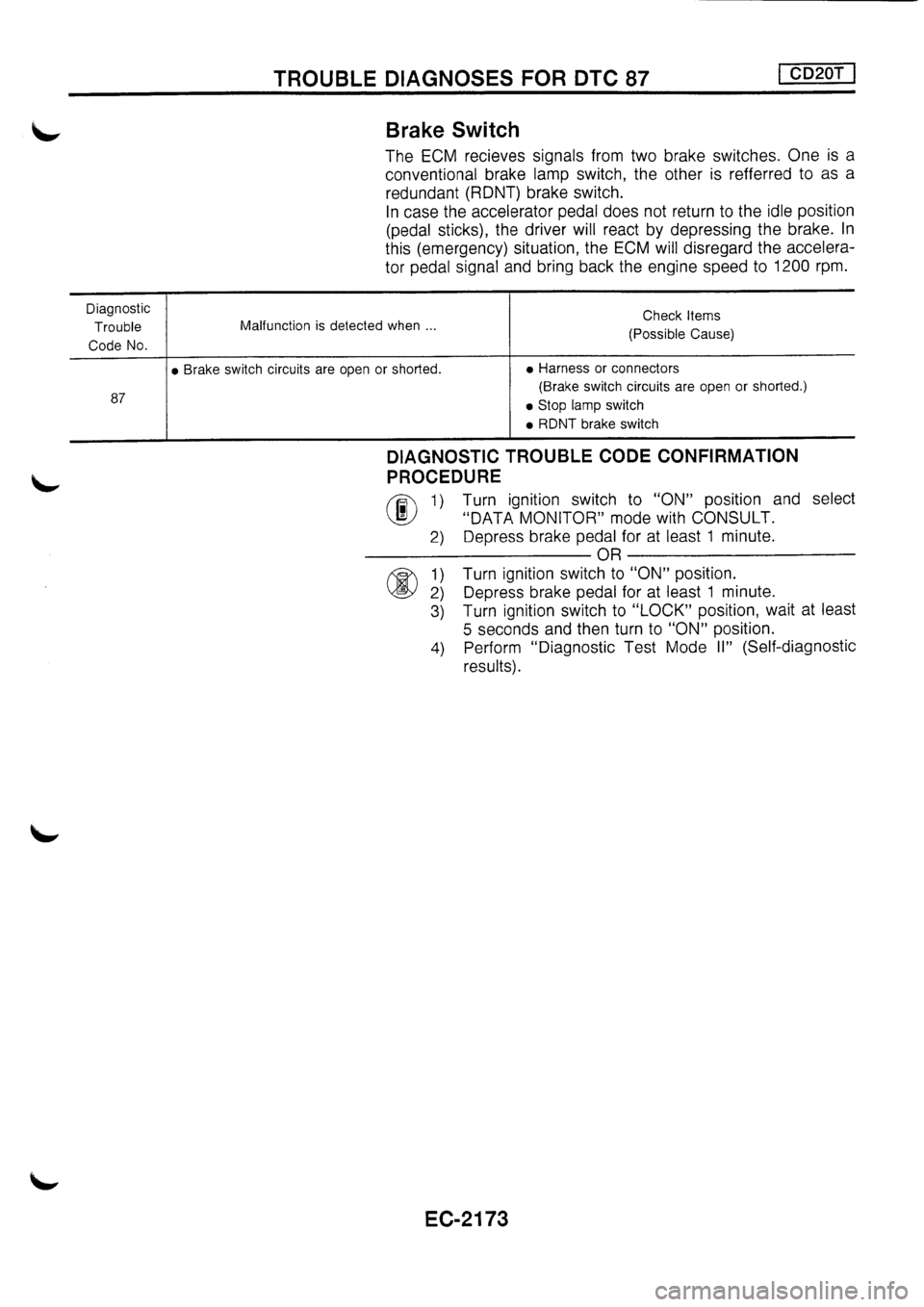 NISSAN PRIMERA 1998  Service Repair Manual 