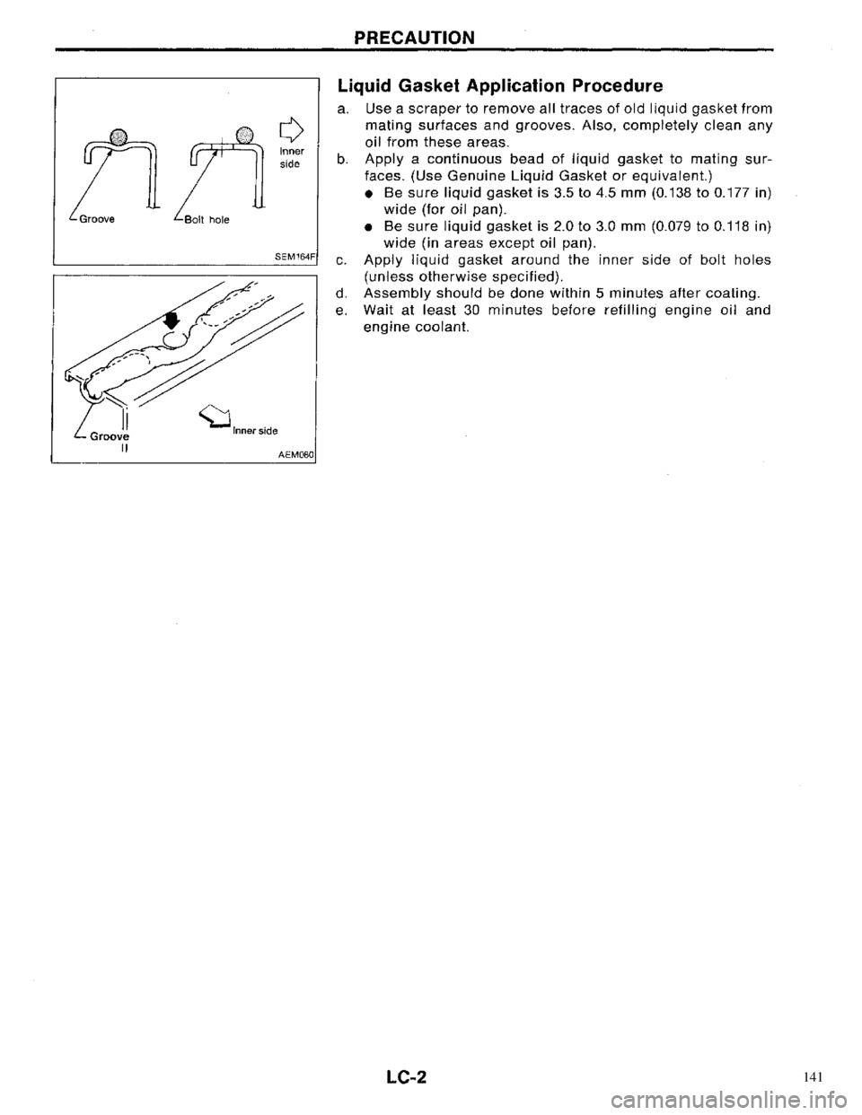 NISSAN PRIMERA 1996  Service Repair Manual 141 