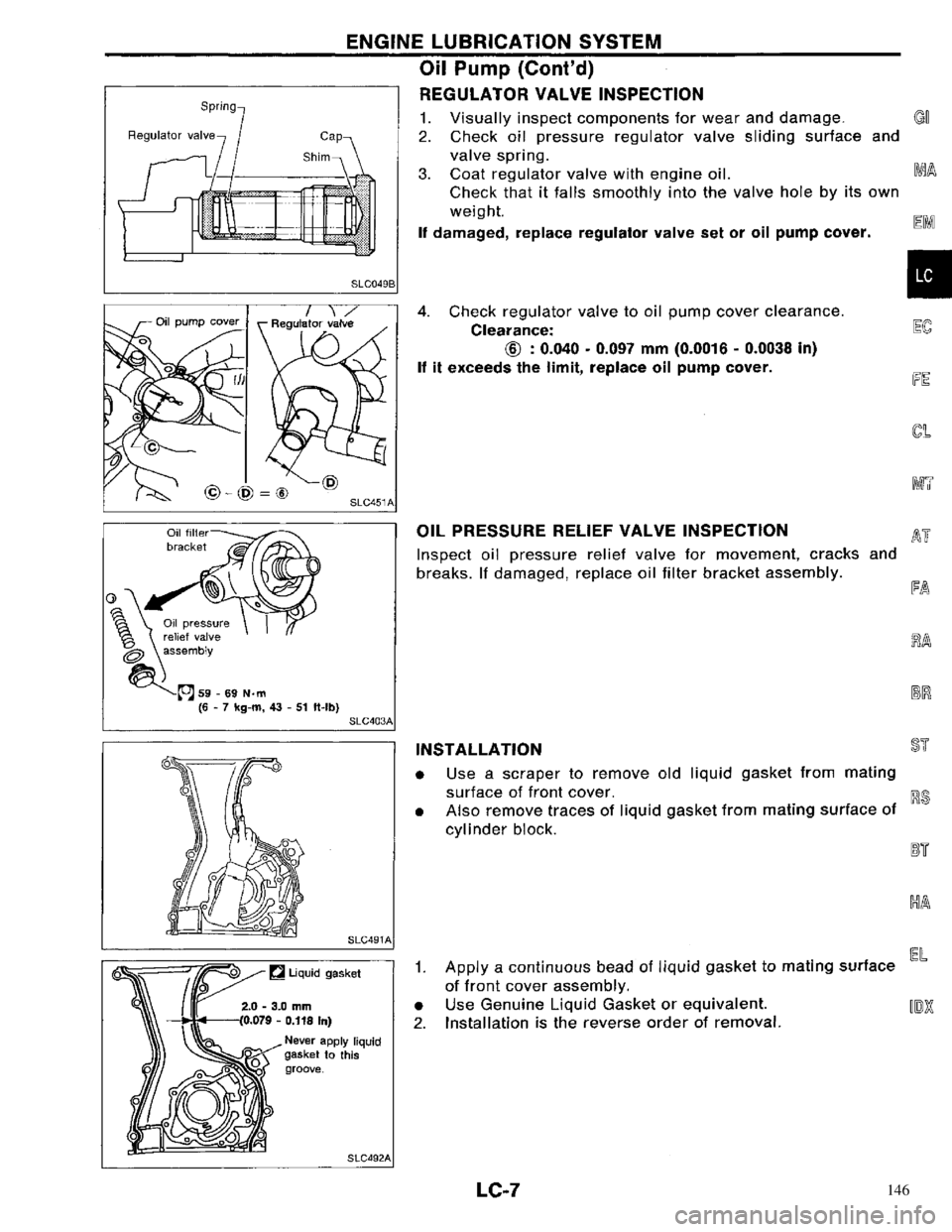 NISSAN PRIMERA 1996  Service Repair Manual 146 