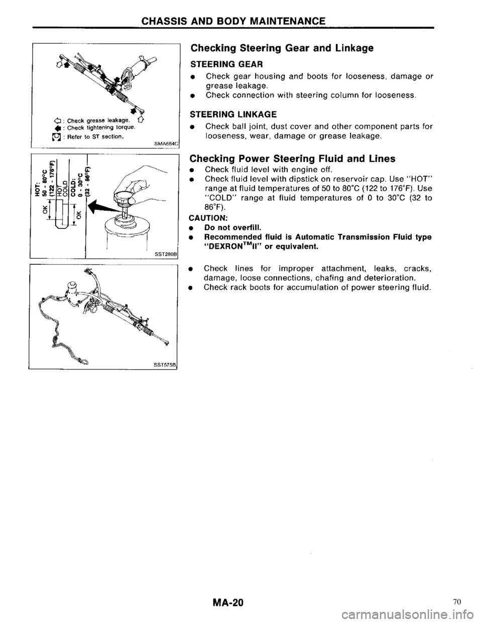 NISSAN PRIMERA 1996  Service Repair Manual 70 