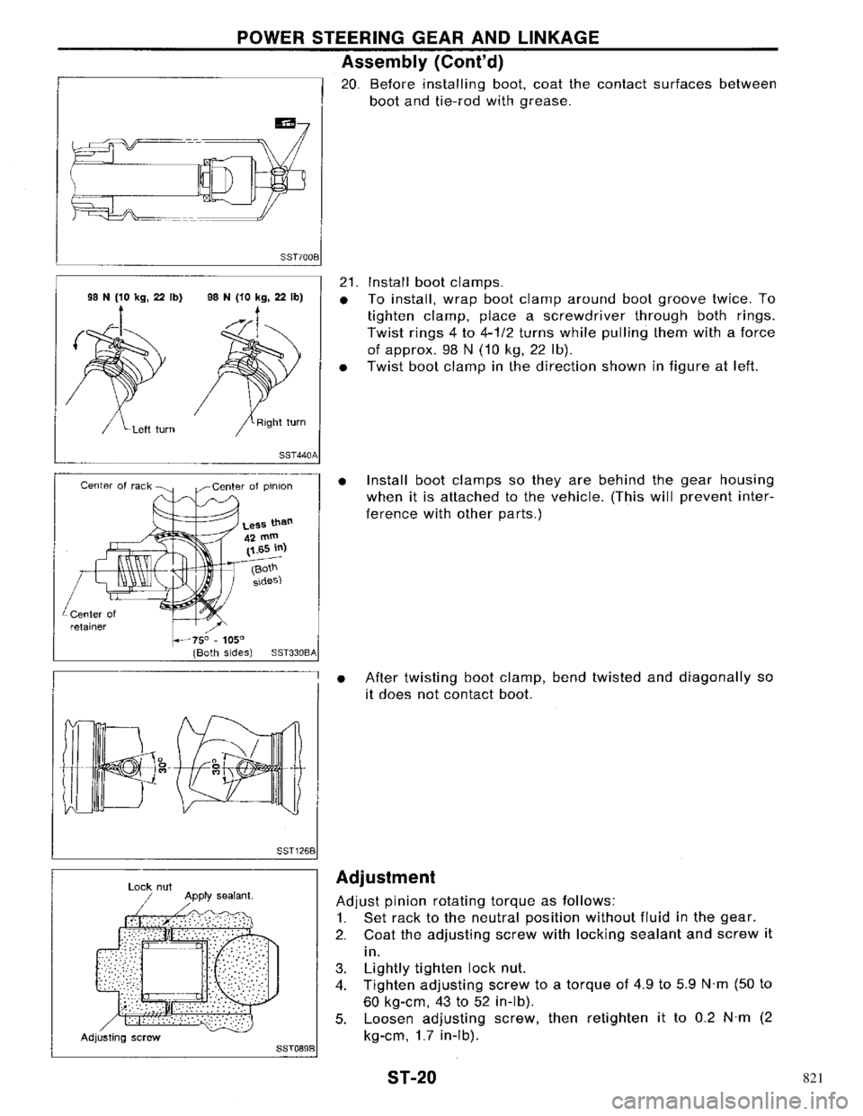NISSAN PRIMERA 1996  Service Repair Manual 821 