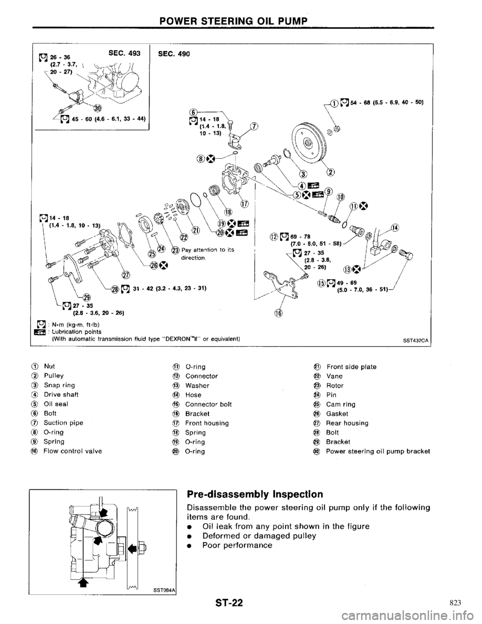 NISSAN PRIMERA 1996  Service Repair Manual 823 