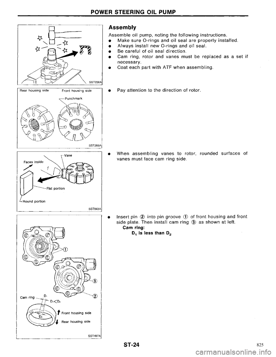 NISSAN PRIMERA 1996  Service Repair Manual 825 
