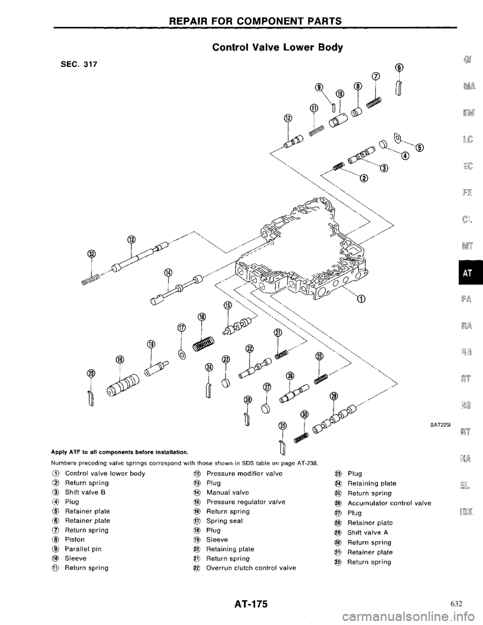 NISSAN PRIMERA 1996  Service Repair Manual 632 