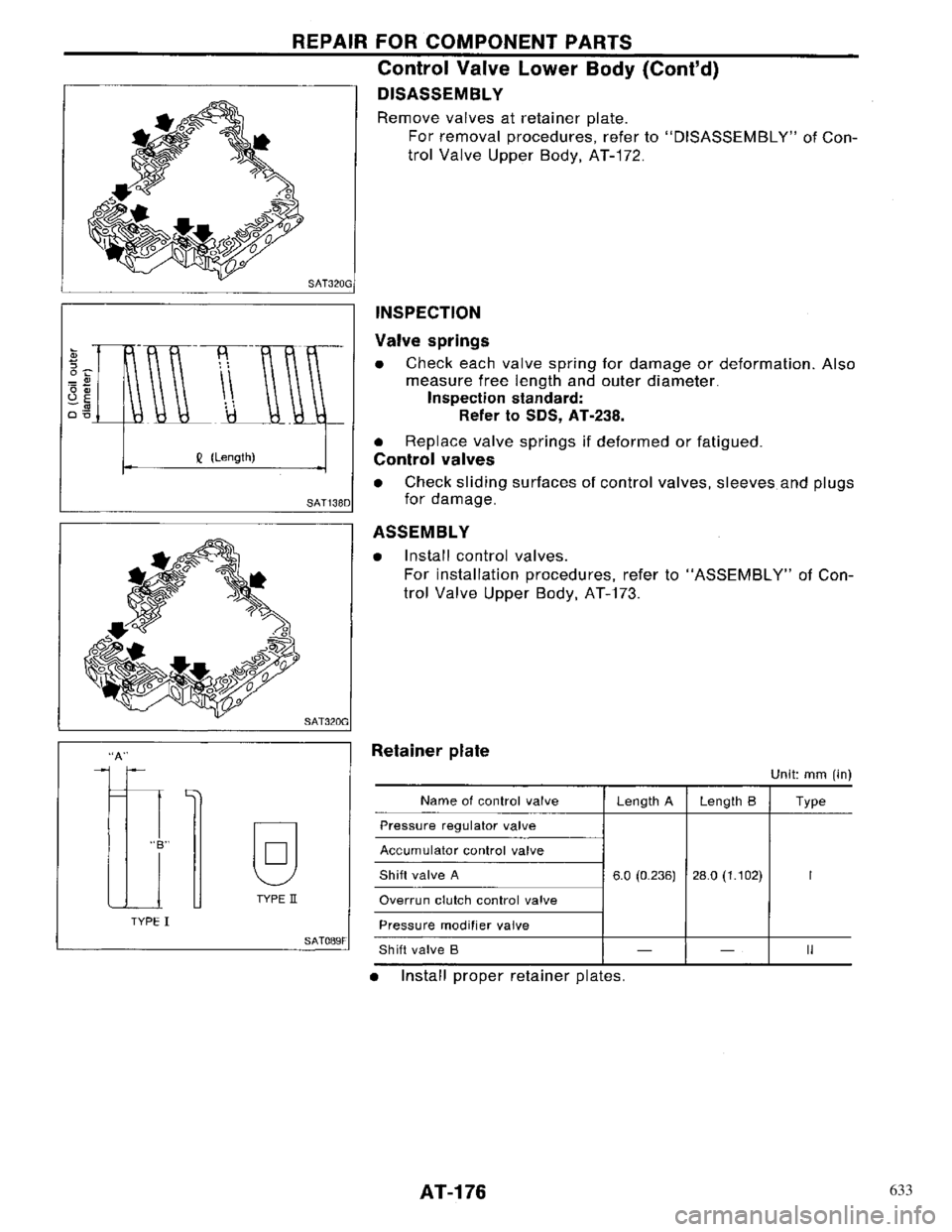 NISSAN PRIMERA 1996  Service Repair Manual 633 