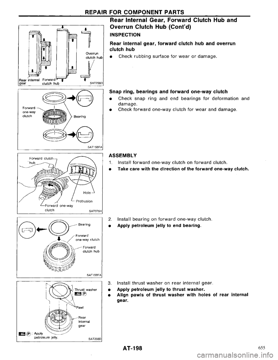 NISSAN PRIMERA 1996  Service Repair Manual 655 