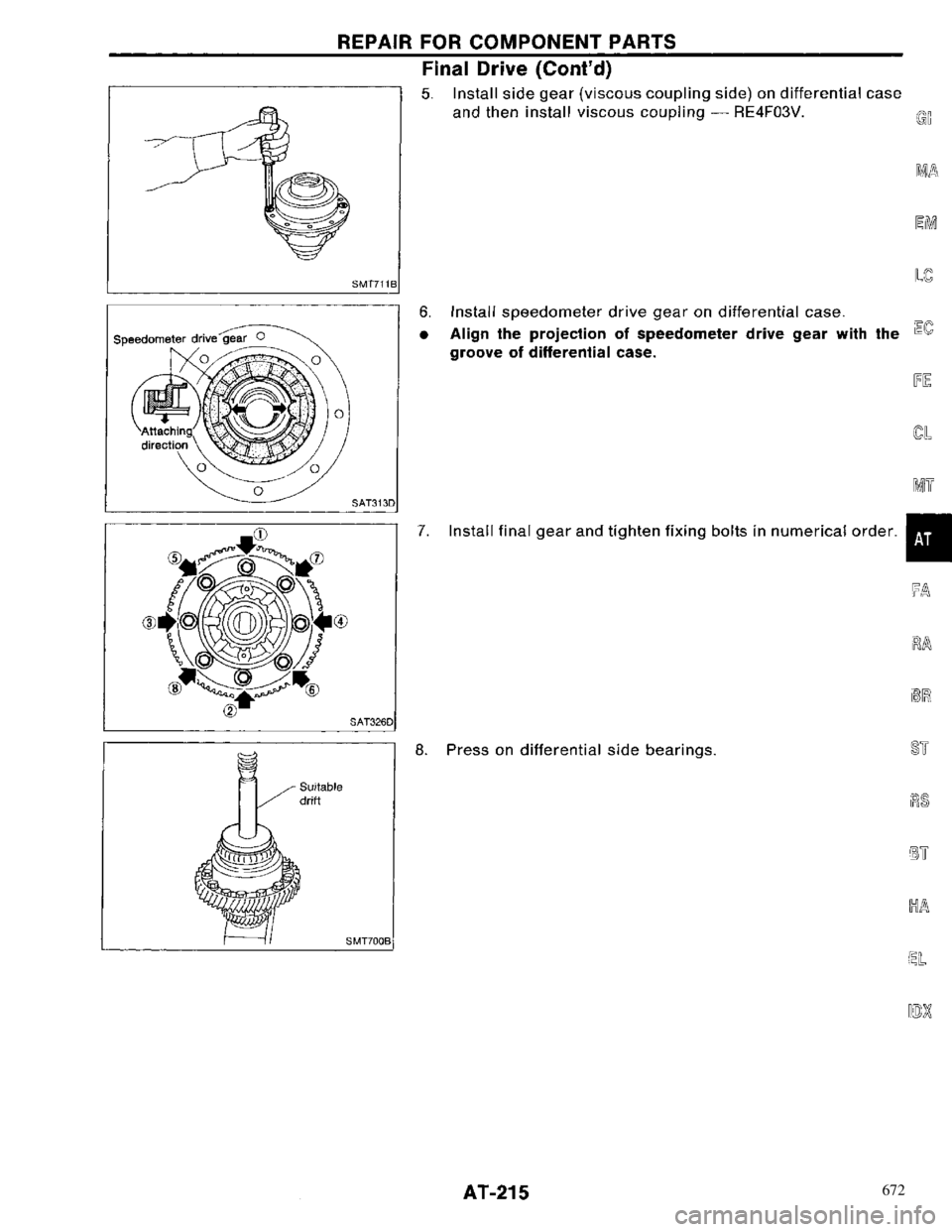 NISSAN PRIMERA 1996  Service Repair Manual 672 