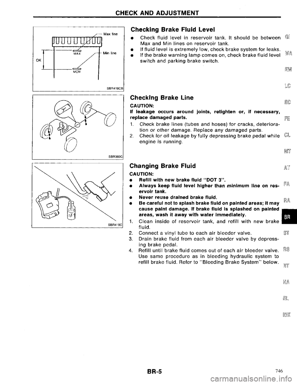 NISSAN PRIMERA 1996  Service Repair Manual 746 