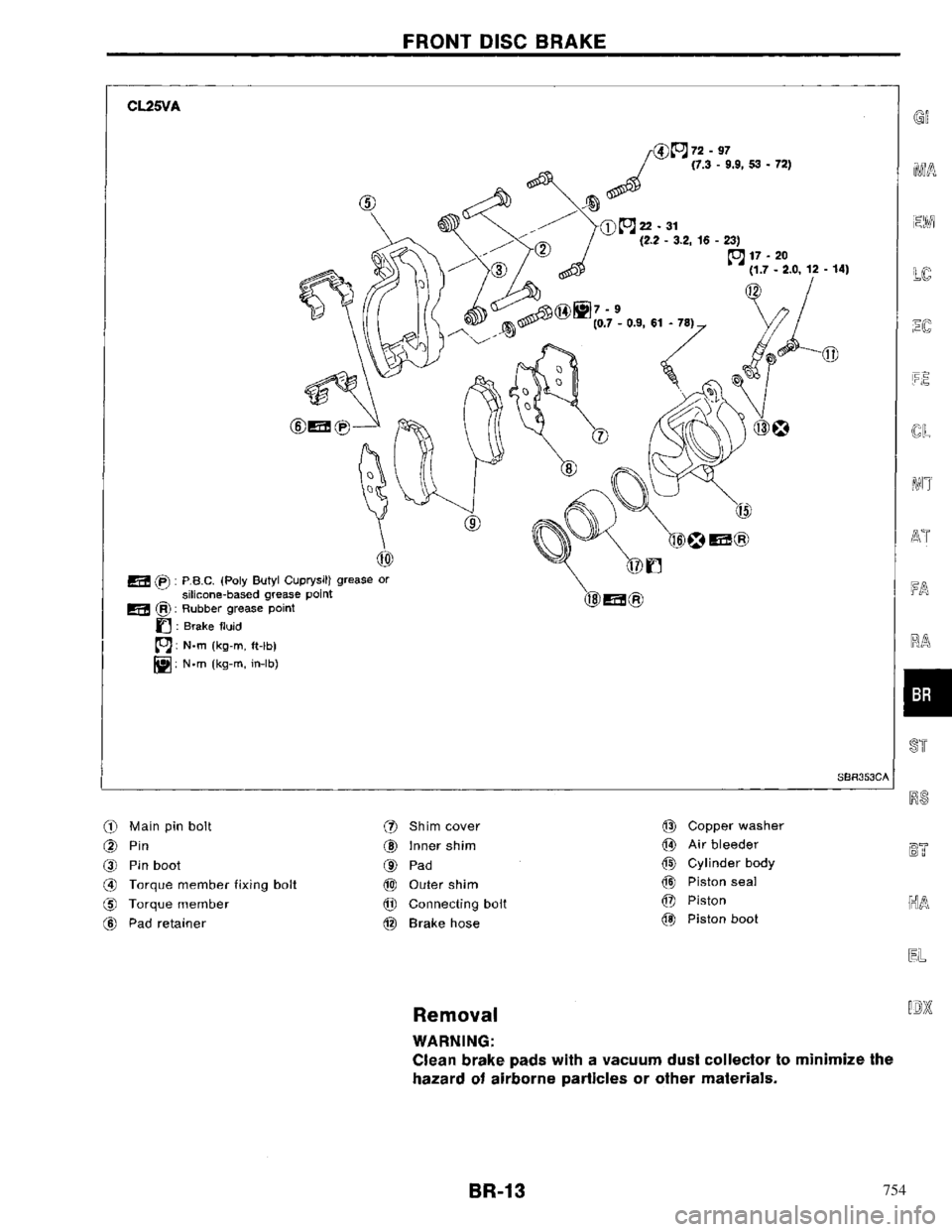 NISSAN PRIMERA 1996  Service Repair Manual 754 