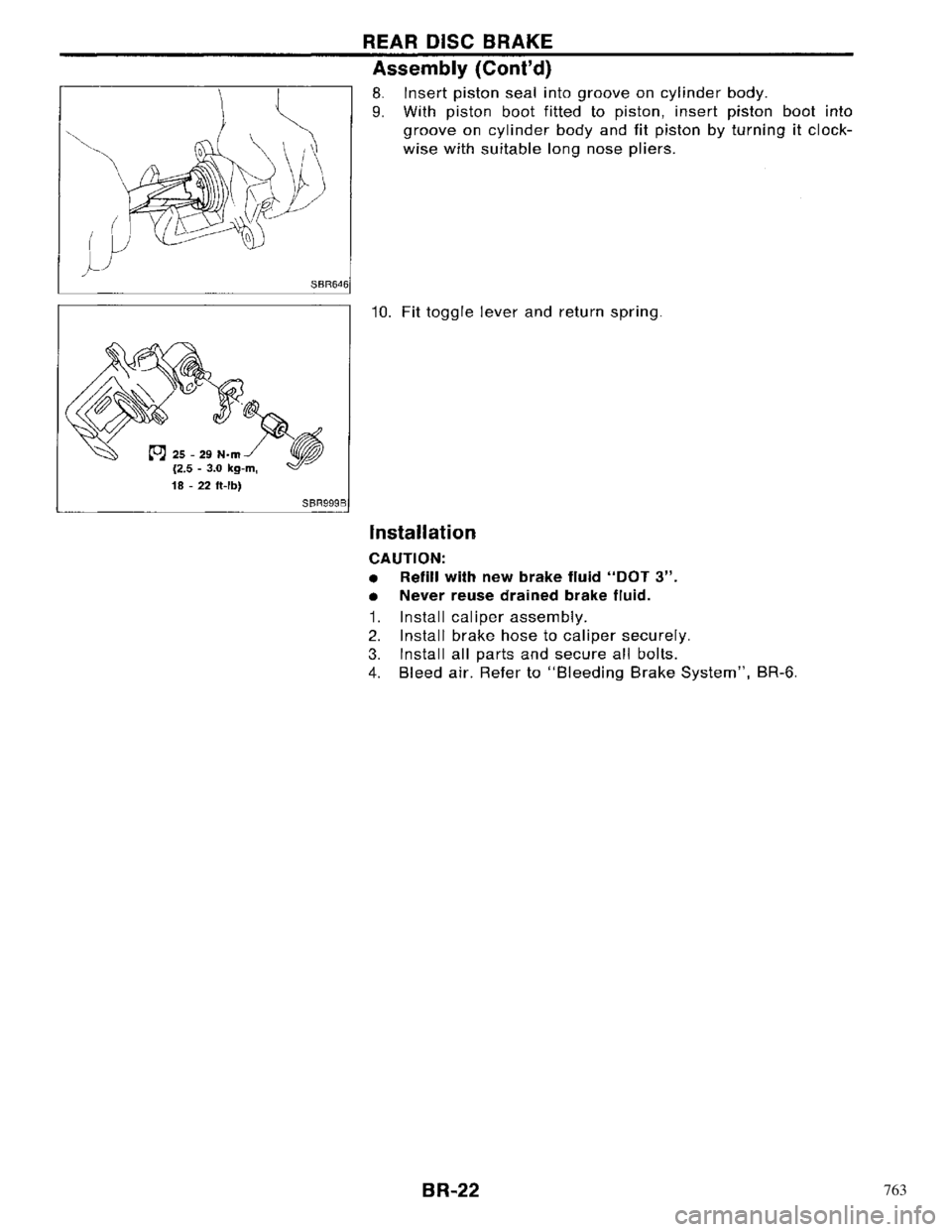 NISSAN PRIMERA 1996  Service Repair Manual 763 