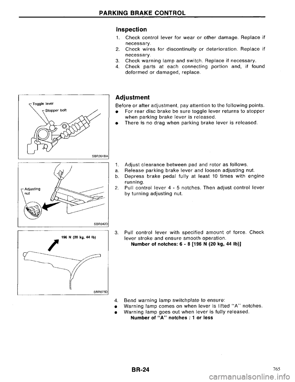 NISSAN PRIMERA 1996  Service Repair Manual 765 