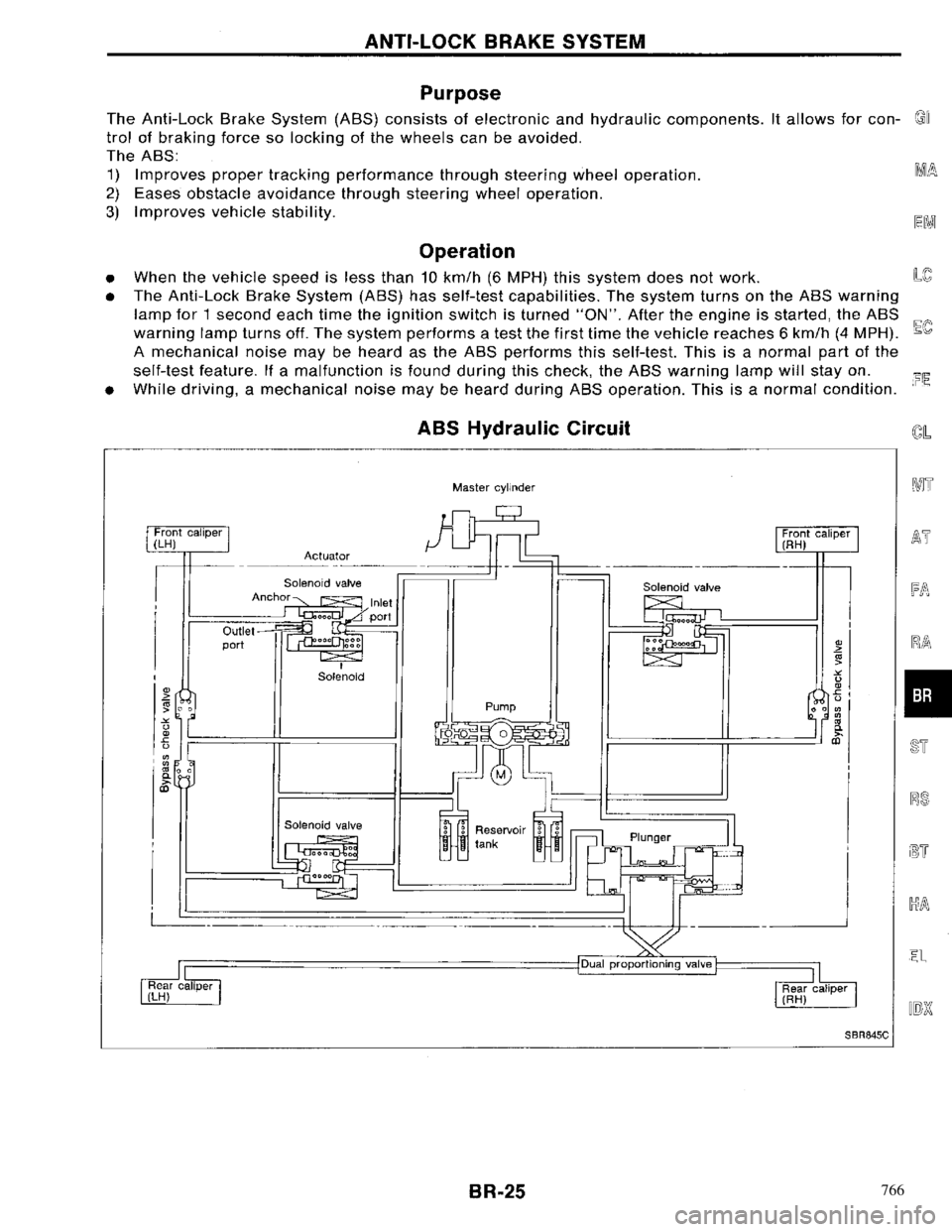 NISSAN PRIMERA 1996  Service Repair Manual 766 