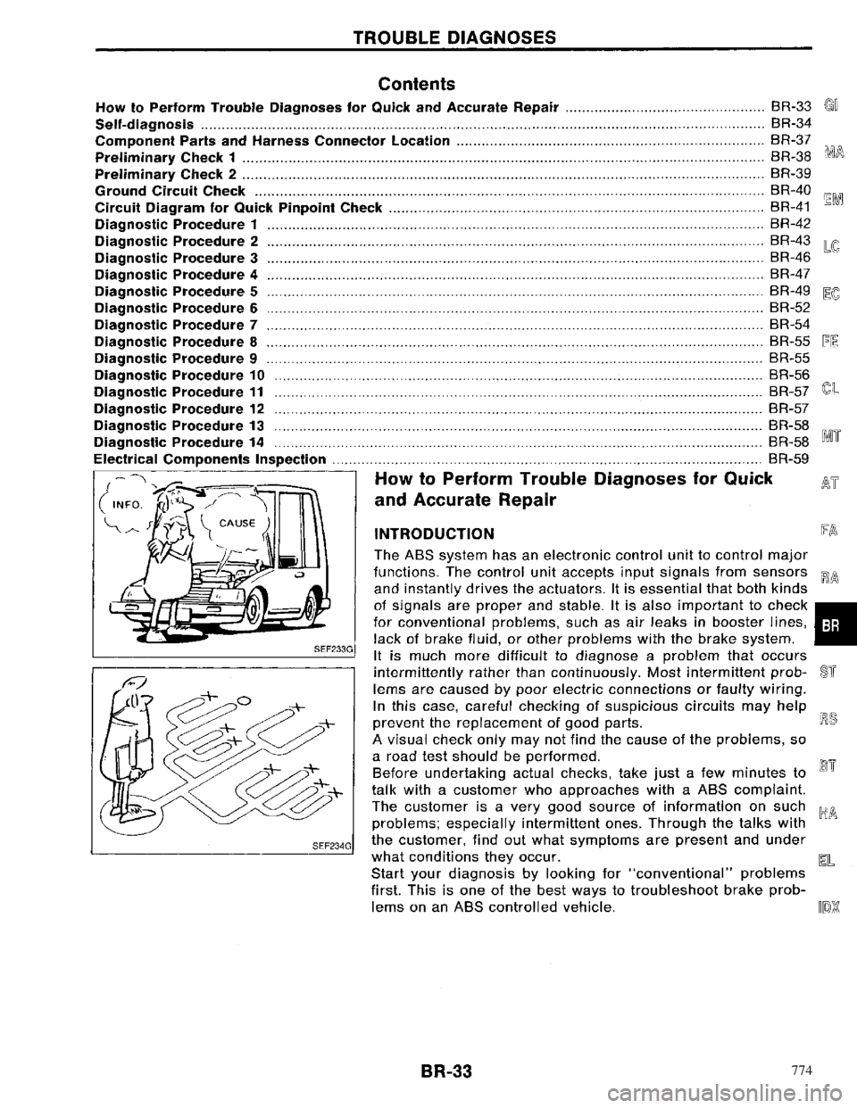 NISSAN PRIMERA 1996  Service Repair Manual 774 