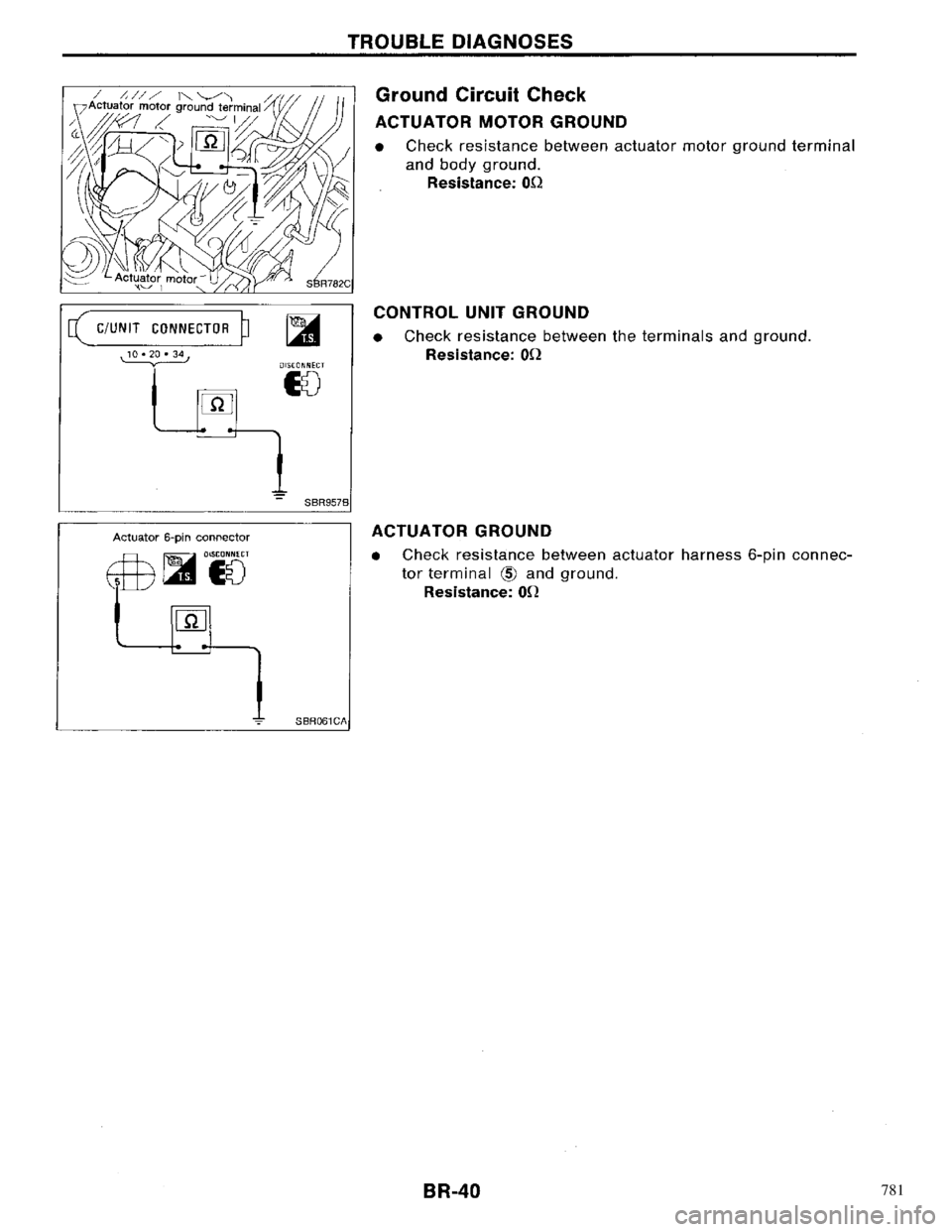 NISSAN PRIMERA 1996  Service Repair Manual 781 
