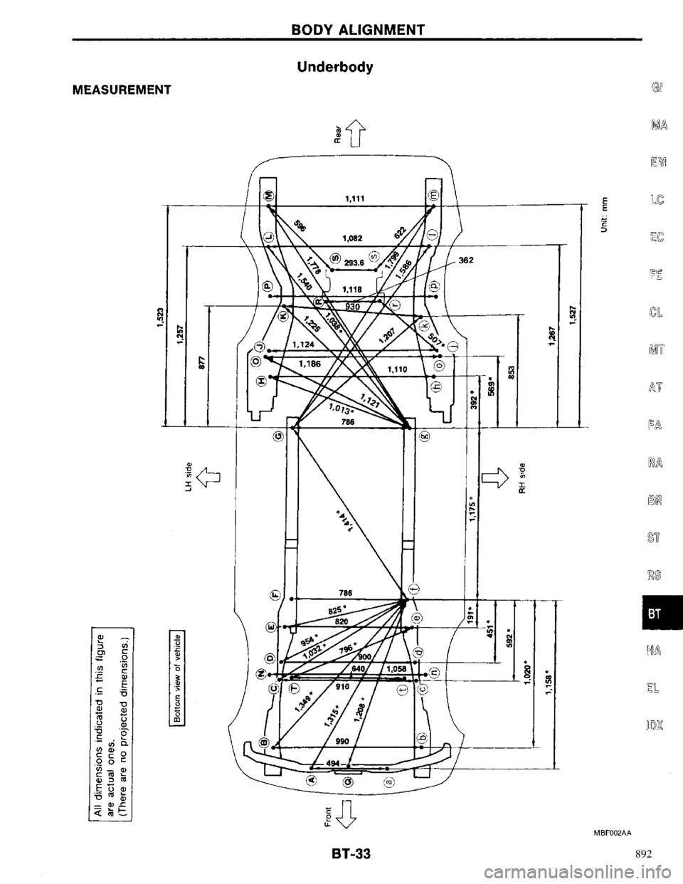 NISSAN PRIMERA 1996  Service Repair Manual 892 