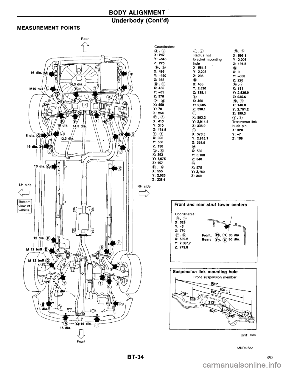 NISSAN PRIMERA 1996  Service Repair Manual 893 