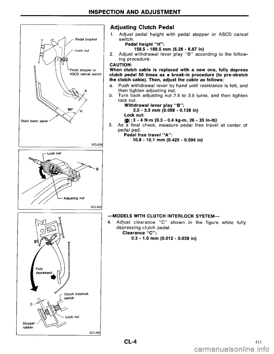 NISSAN PRIMERA 1996  Service Repair Manual 411 