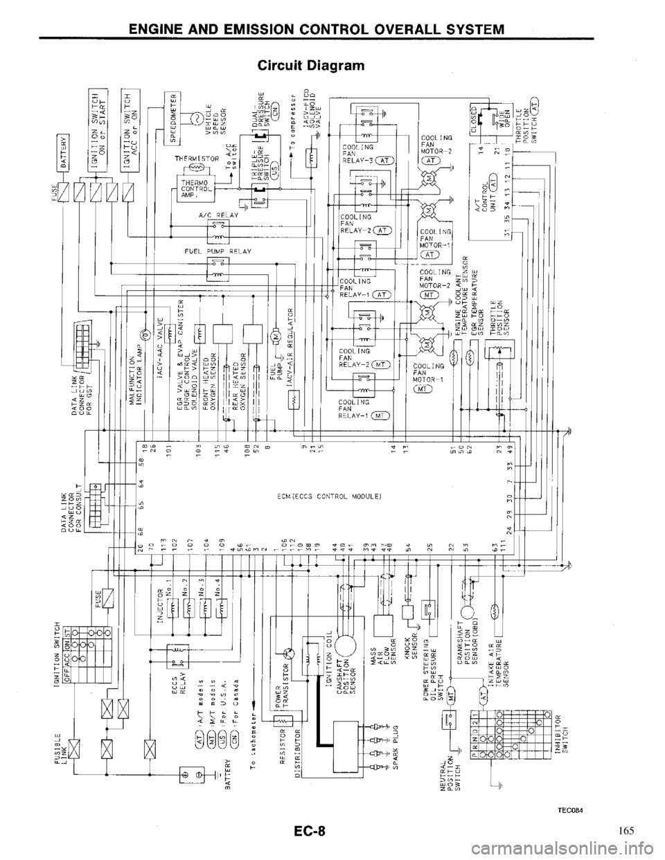 NISSAN PRIMERA 1996  Service Repair Manual 165 