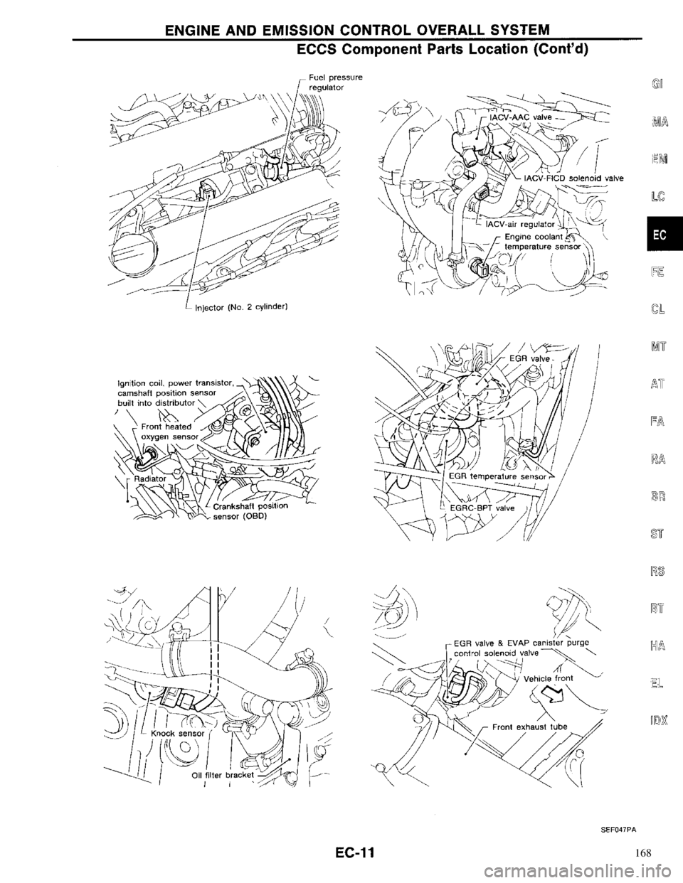 NISSAN PRIMERA 1996  Service Repair Manual 168 