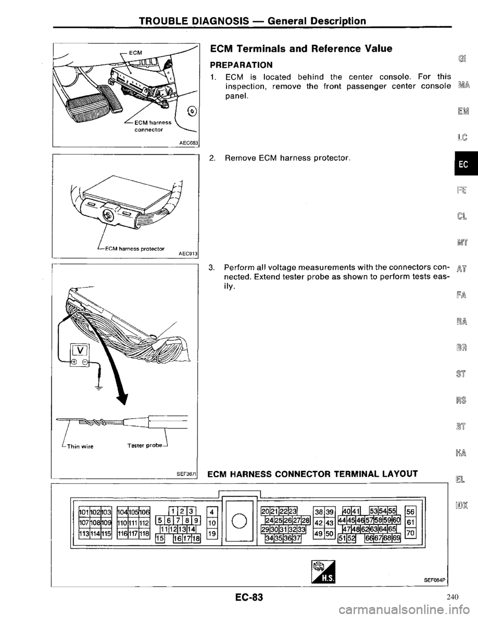 NISSAN PRIMERA 1996  Service Repair Manual 240 