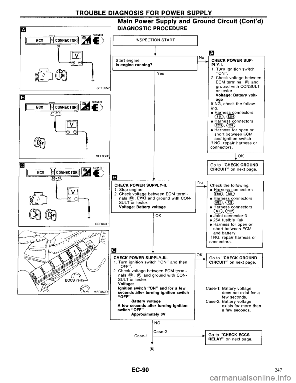 NISSAN PRIMERA 1996  Service Repair Manual 247 