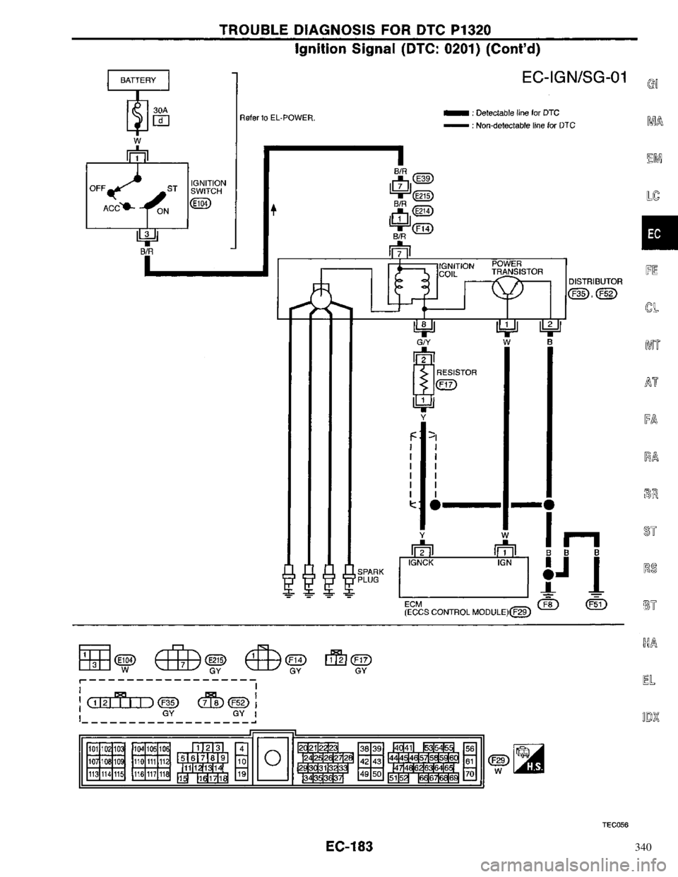 NISSAN PRIMERA 1996  Service Repair Manual 340 