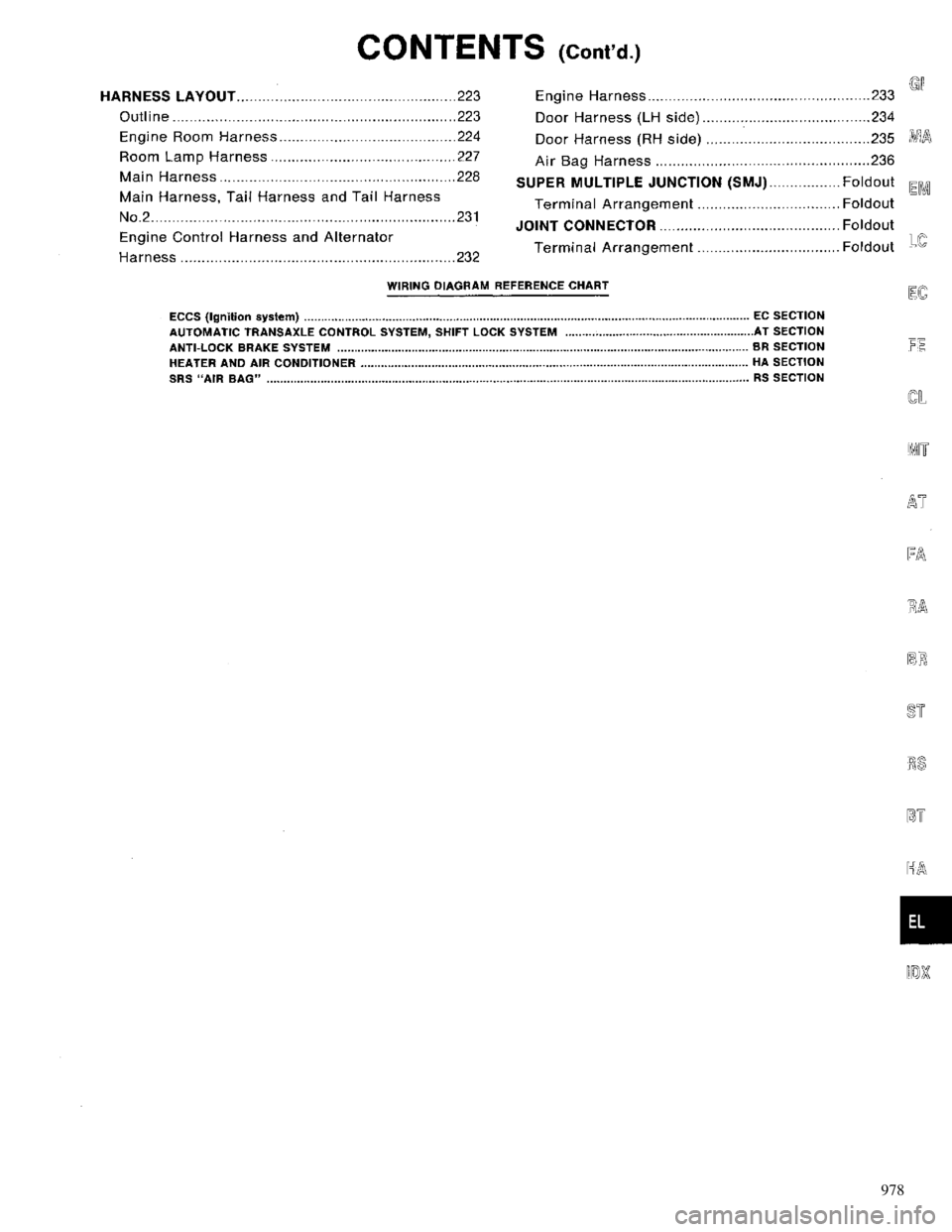 NISSAN PRIMERA 1996  Service Repair Manual 978 