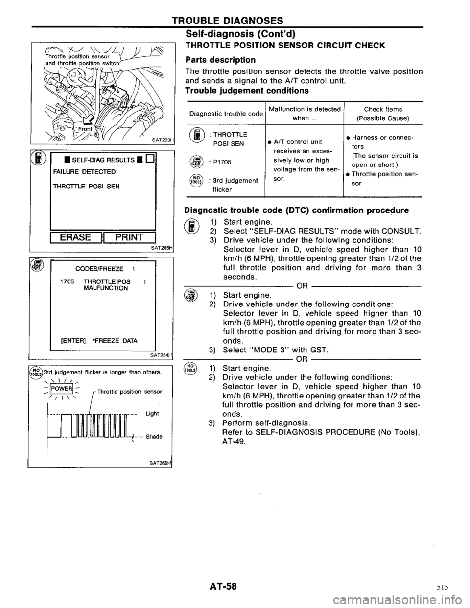 NISSAN PRIMERA 1996  Service Repair Manual 515 