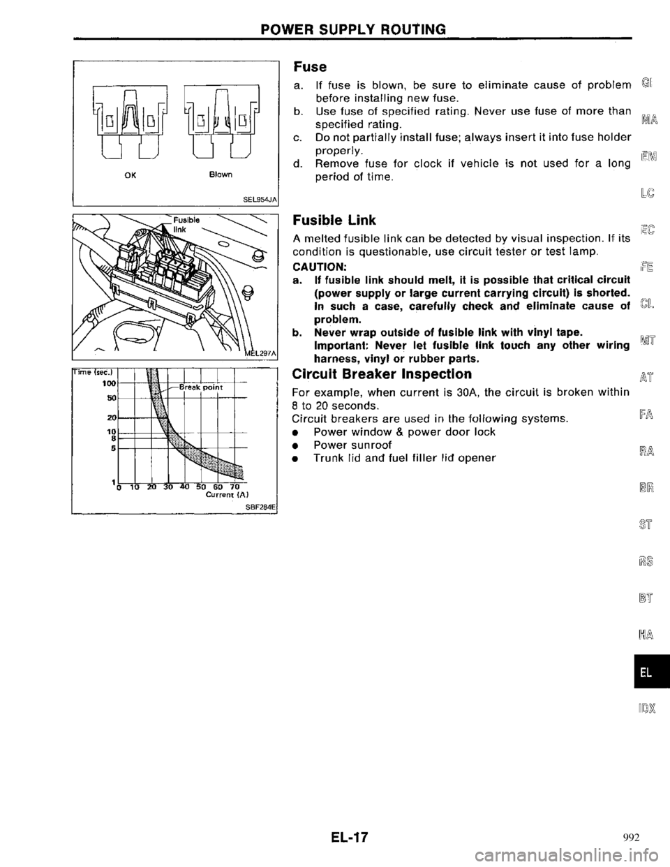 NISSAN PRIMERA 1996  Service Repair Manual 992 