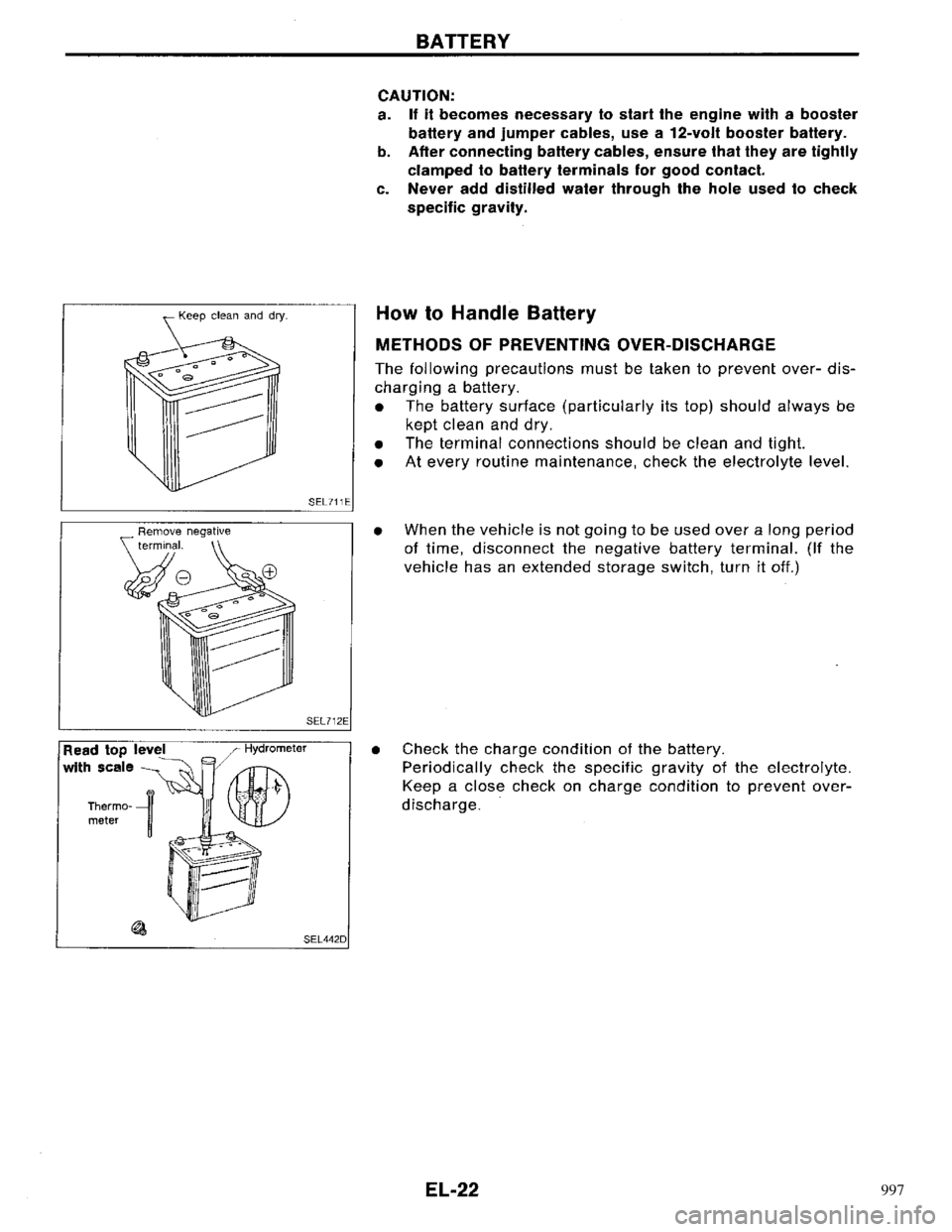 NISSAN PRIMERA 1996  Service Repair Manual 997 