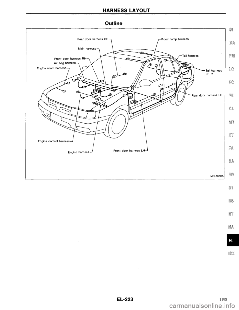 NISSAN PRIMERA 1996  Service Repair Manual 1198 