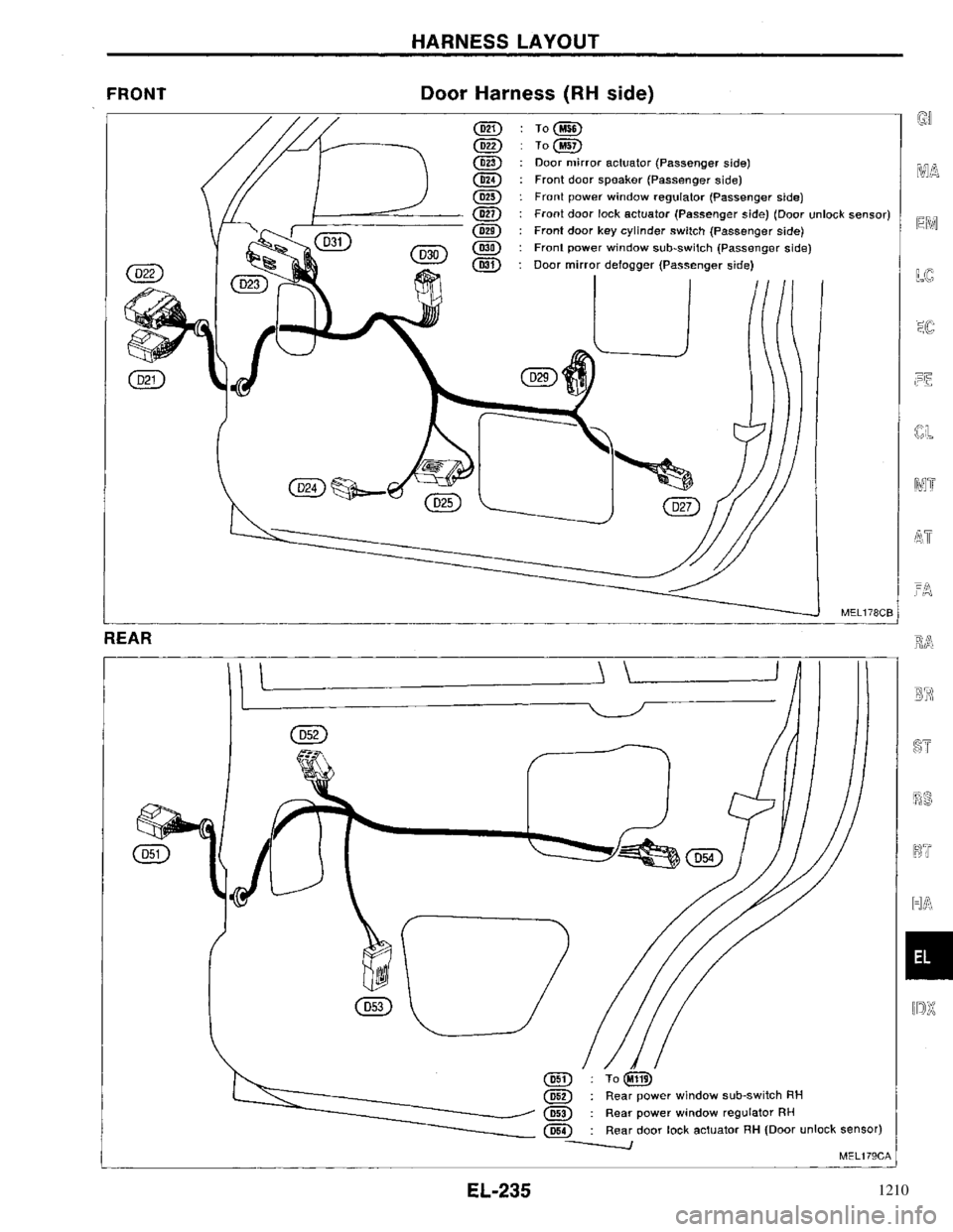NISSAN PRIMERA 1996  Service Repair Manual 1210 