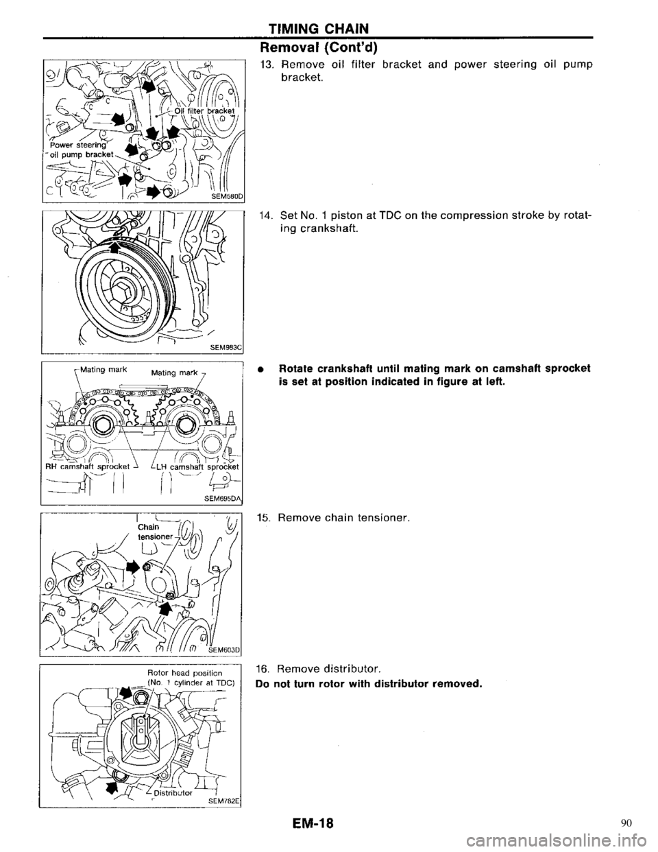 NISSAN PRIMERA 1996  Service Repair Manual 90 
