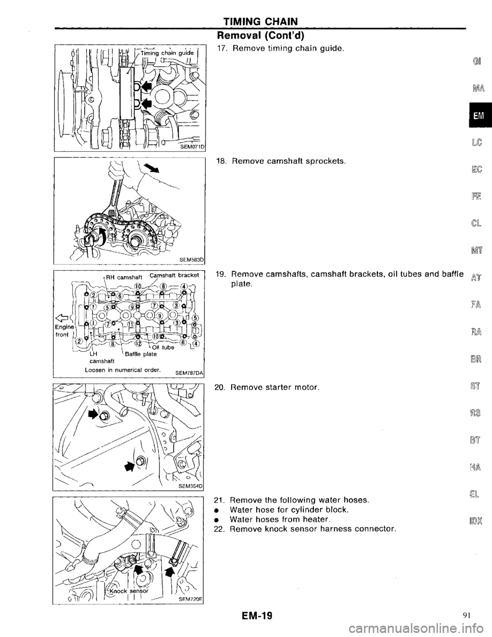 NISSAN PRIMERA 1996  Service Repair Manual 91 