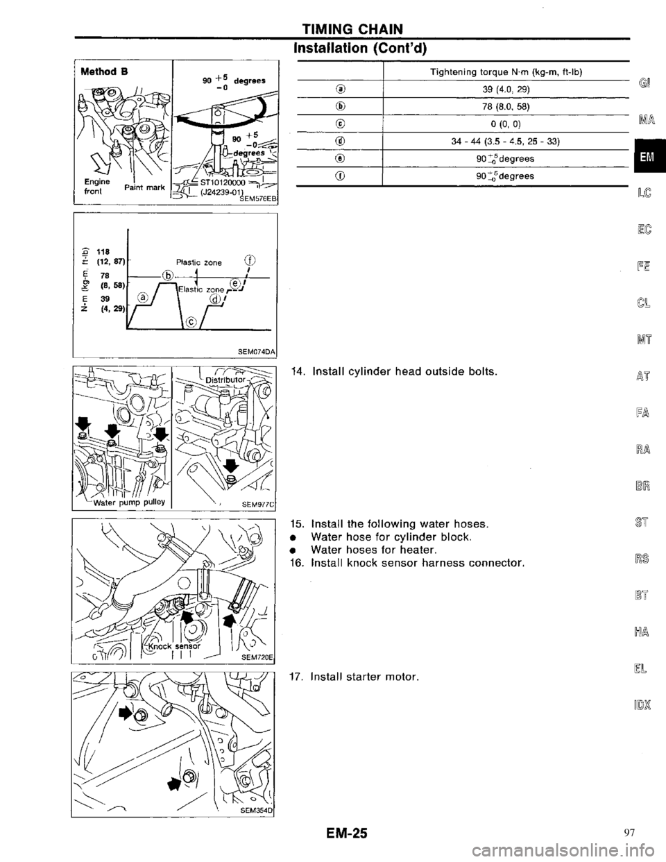 NISSAN PRIMERA 1996  Service Repair Manual 97 