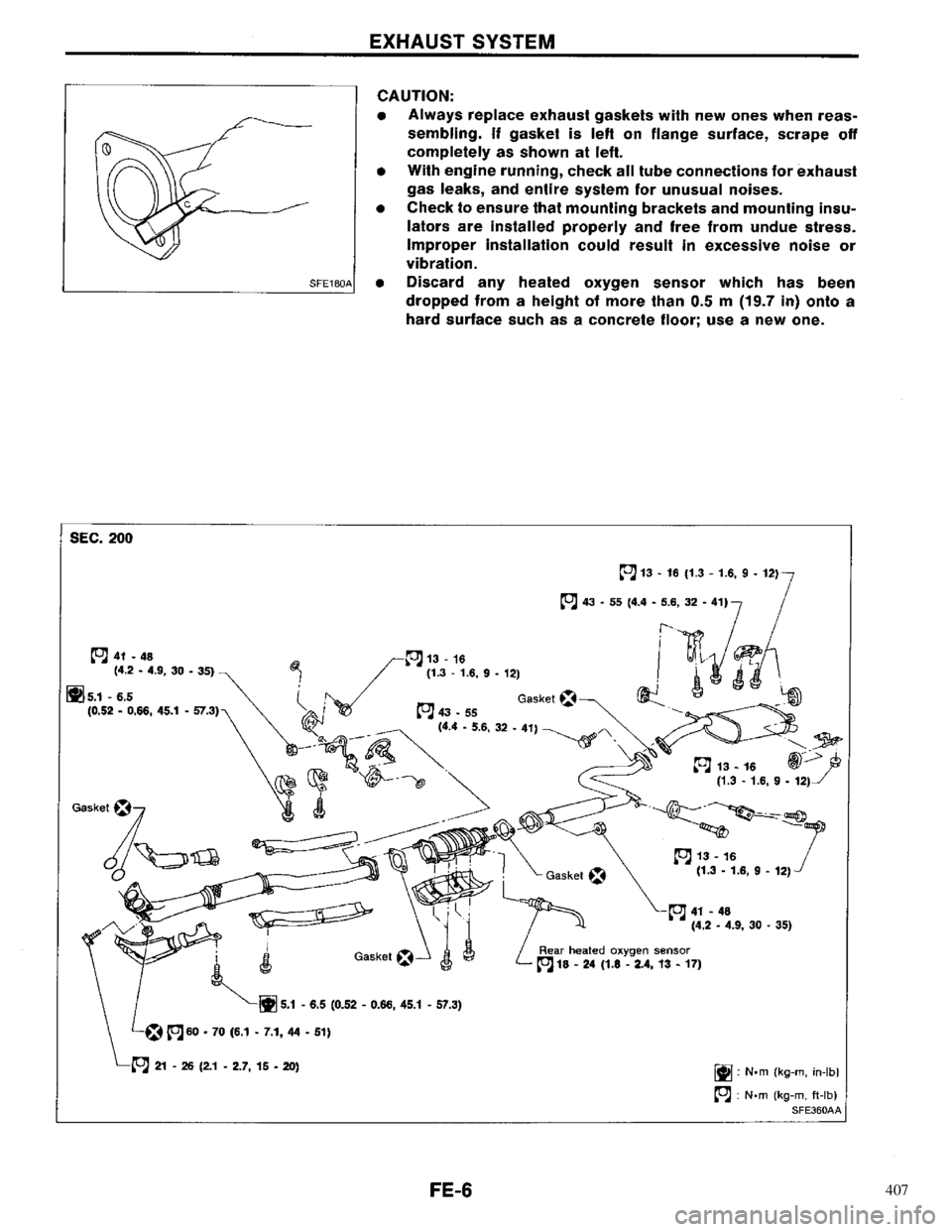 NISSAN PRIMERA 1996  Service Repair Manual 407 