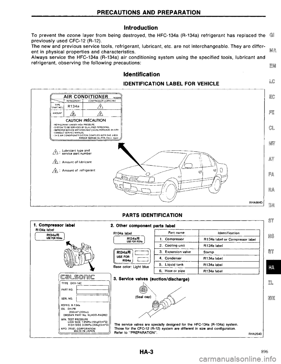 NISSAN PRIMERA 1996  Service Repair Manual 896 