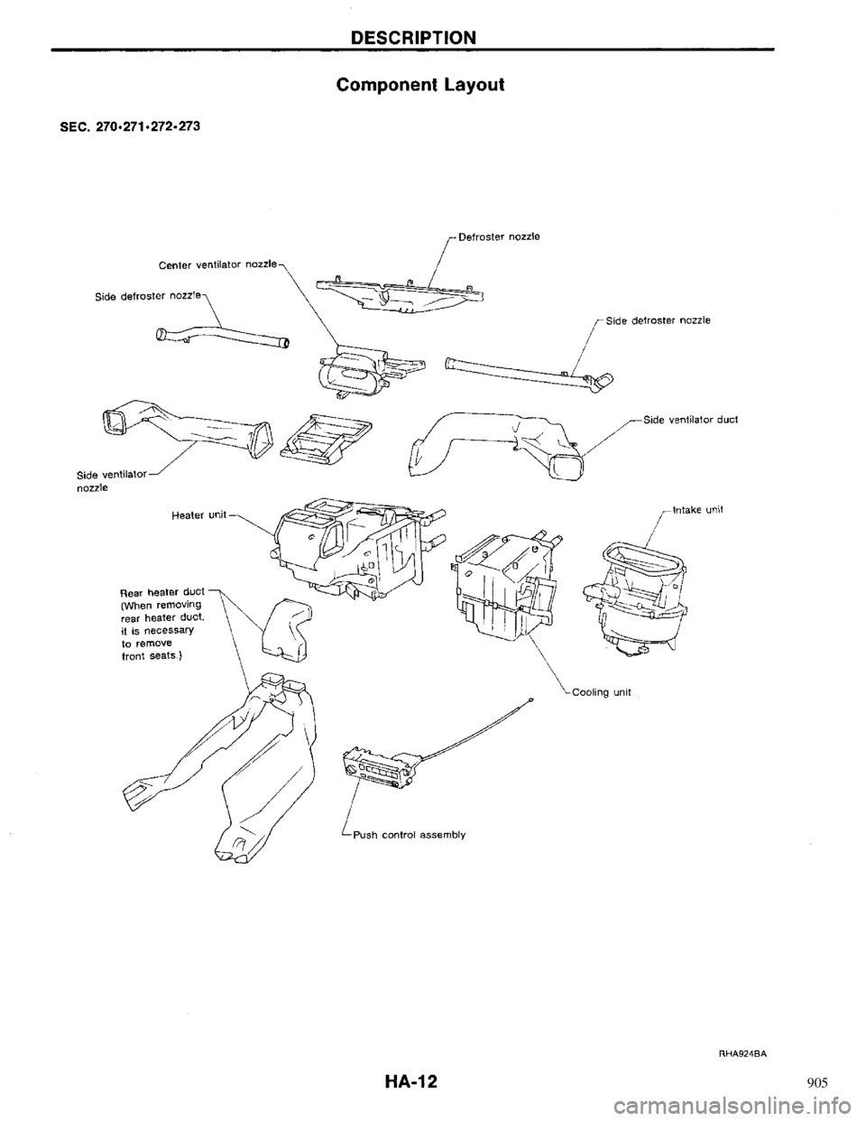 NISSAN PRIMERA 1996  Service Repair Manual 905 