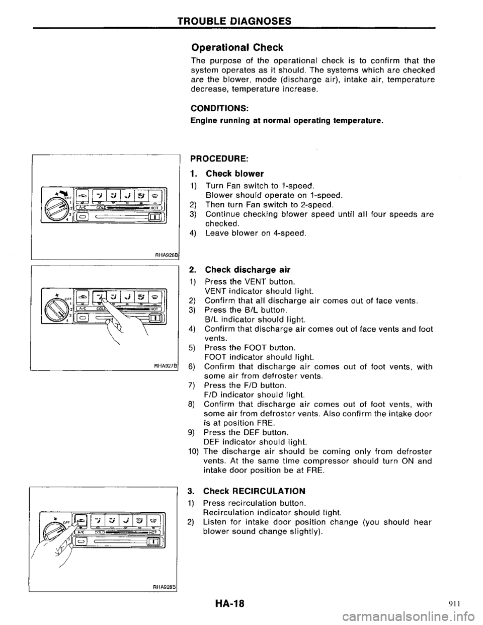 NISSAN PRIMERA 1996  Service Repair Manual 911 