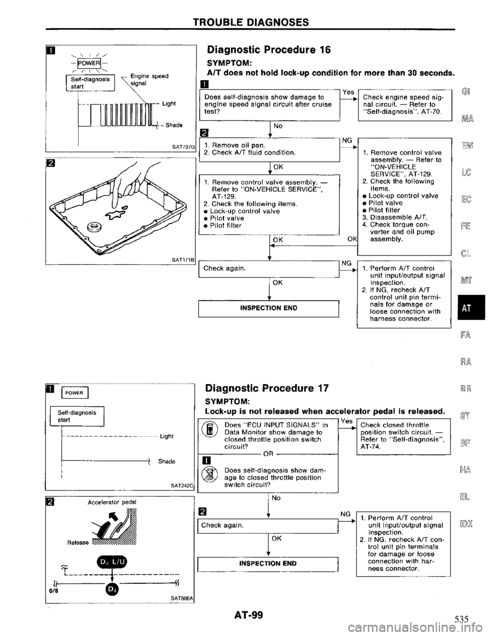 NISSAN PRIMERA 1995  Service Repair Manual 535 