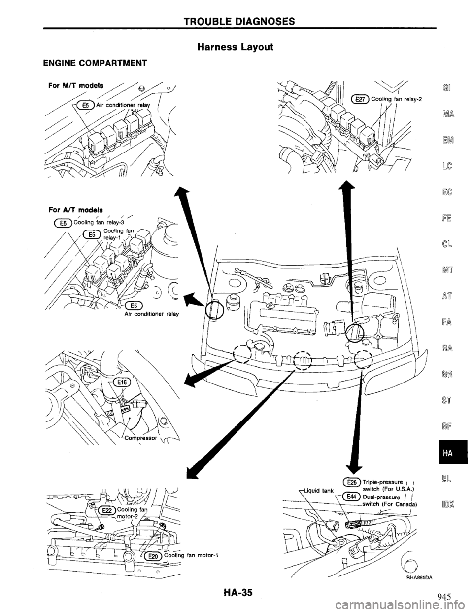 NISSAN PRIMERA 1995  Service Repair Manual 945 
