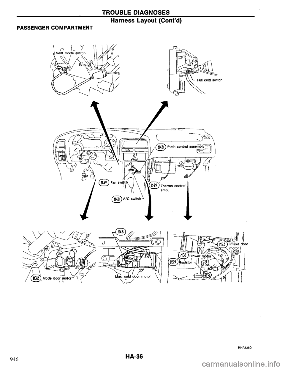 NISSAN PRIMERA 1995  Service Repair Manual 946 